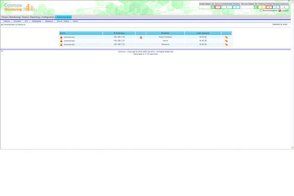 CosmosMonitoring Server